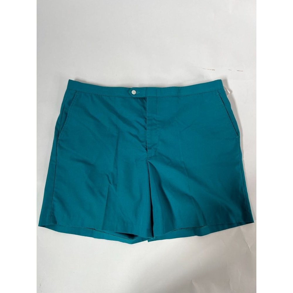 Sansabelt Golf Vintage Shorts  sz 40 Blue   55% Cotton, 45% Polyester